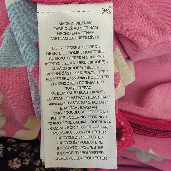 Ralph Lauren Pink Floral V-Neck Dress, Size 14, $90 NWT - Picture 8 of 8